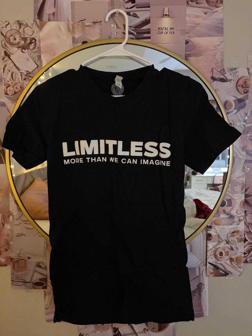 LIMITLESS Black Graphic Tee
